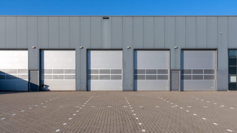 Grey Insulated Roller Shutters