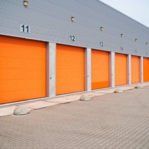 orange shutter doors. Roller shutter maintenance cost.
